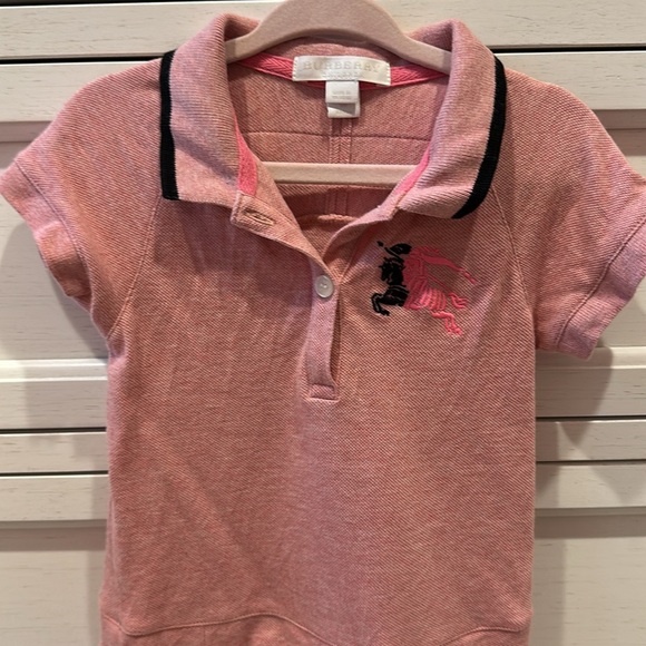 Burberry Pink Toddler Polo Dress Size 3T - Picture 2 of 5